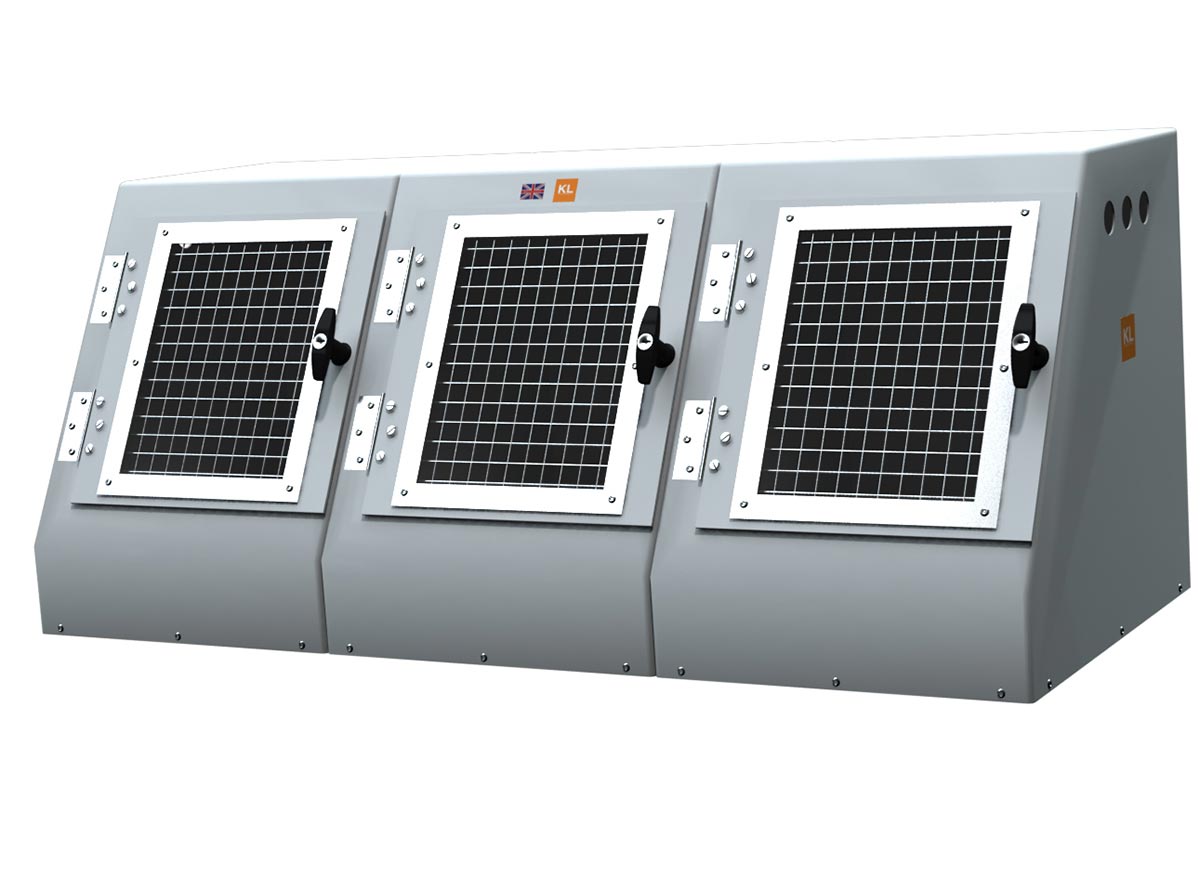 3D CGI - DB300, Triple Terrier Dog Box