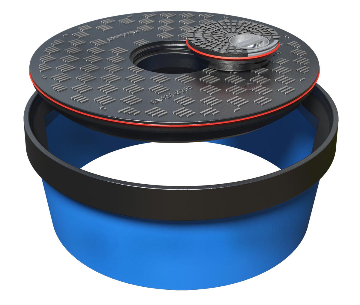 3D CGI - Central Ported Access Cover