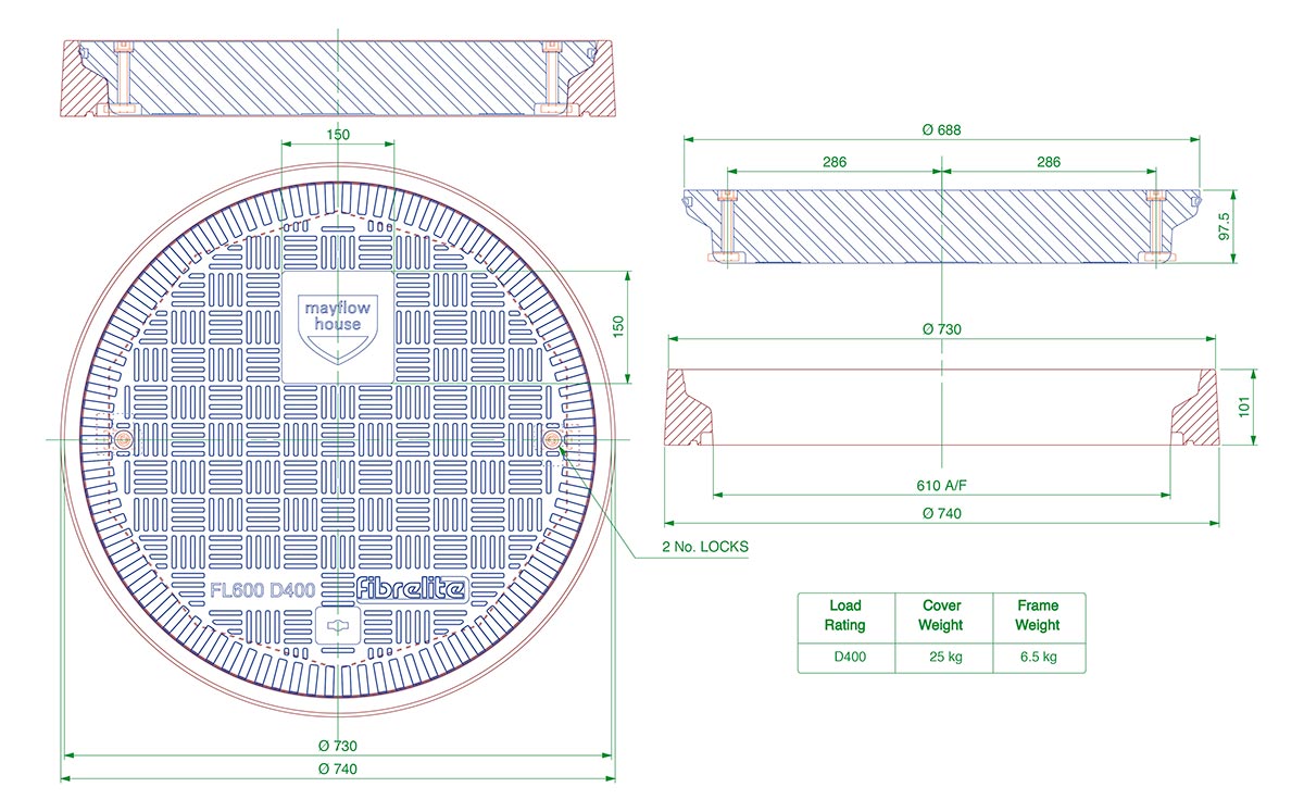 CAD - Lockable Access Cover