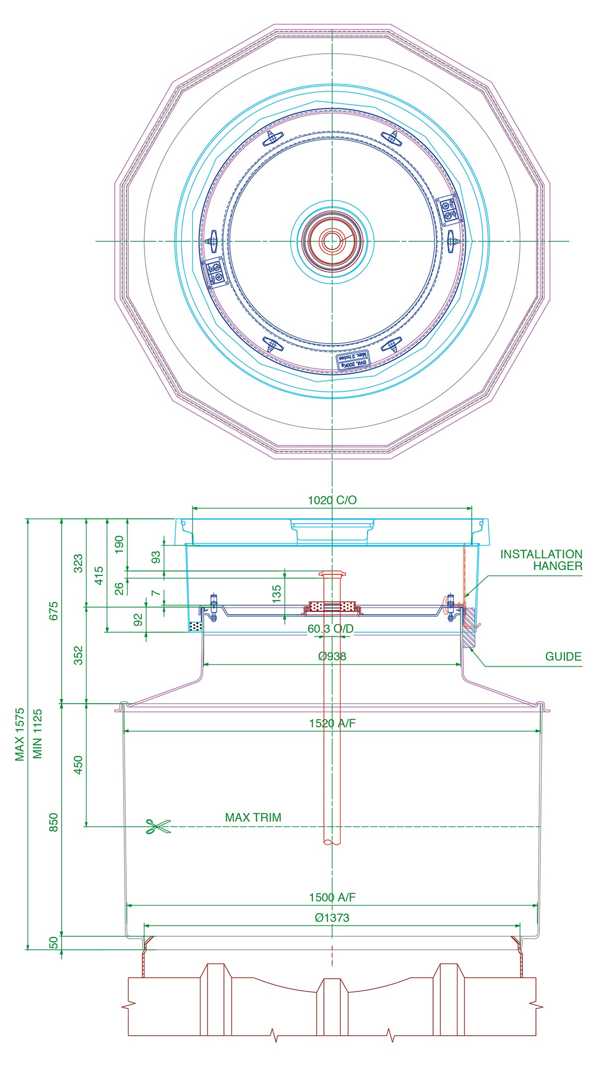 CAD - Centre Dip Sump System
