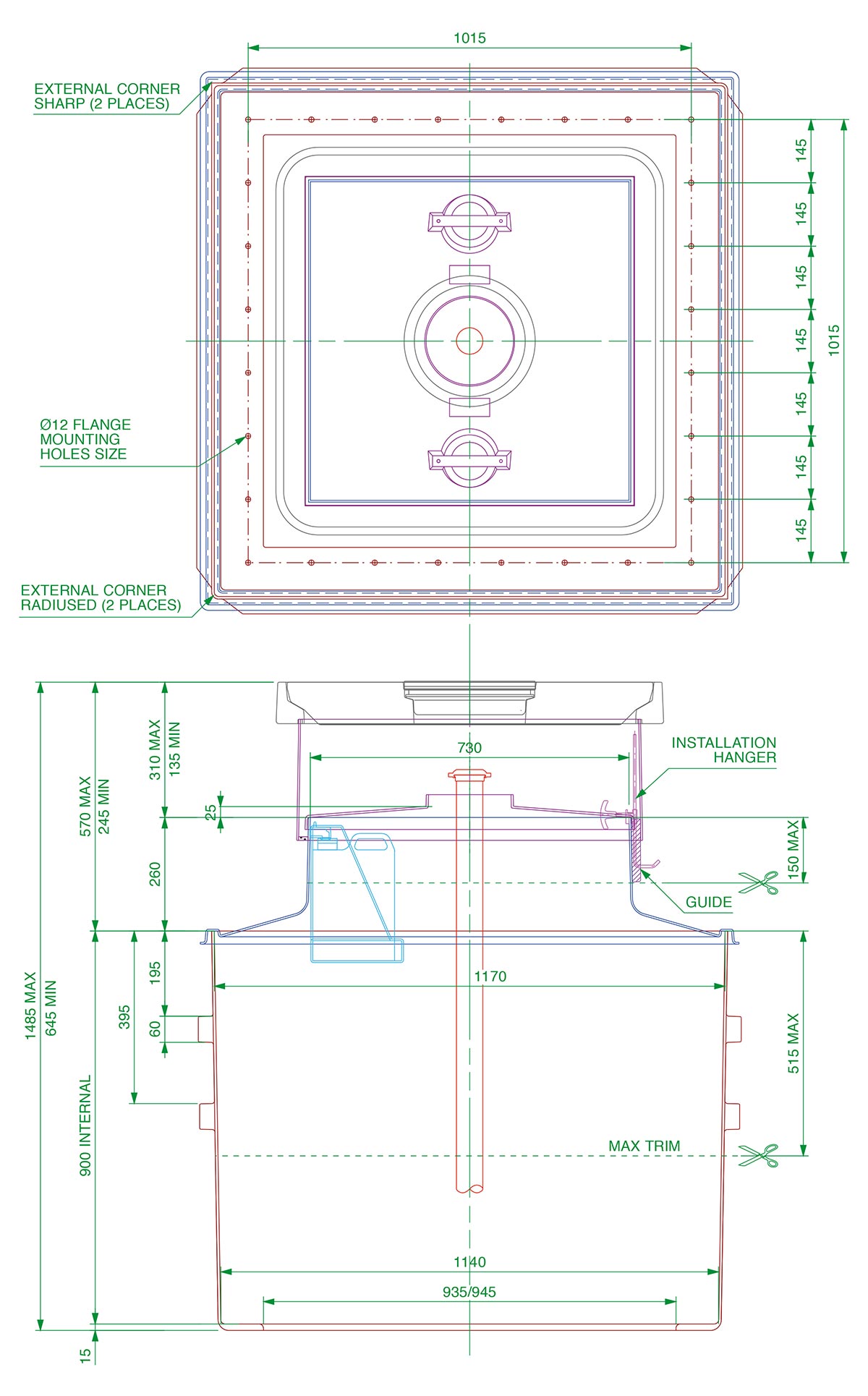 CAD - Square Chamber System
