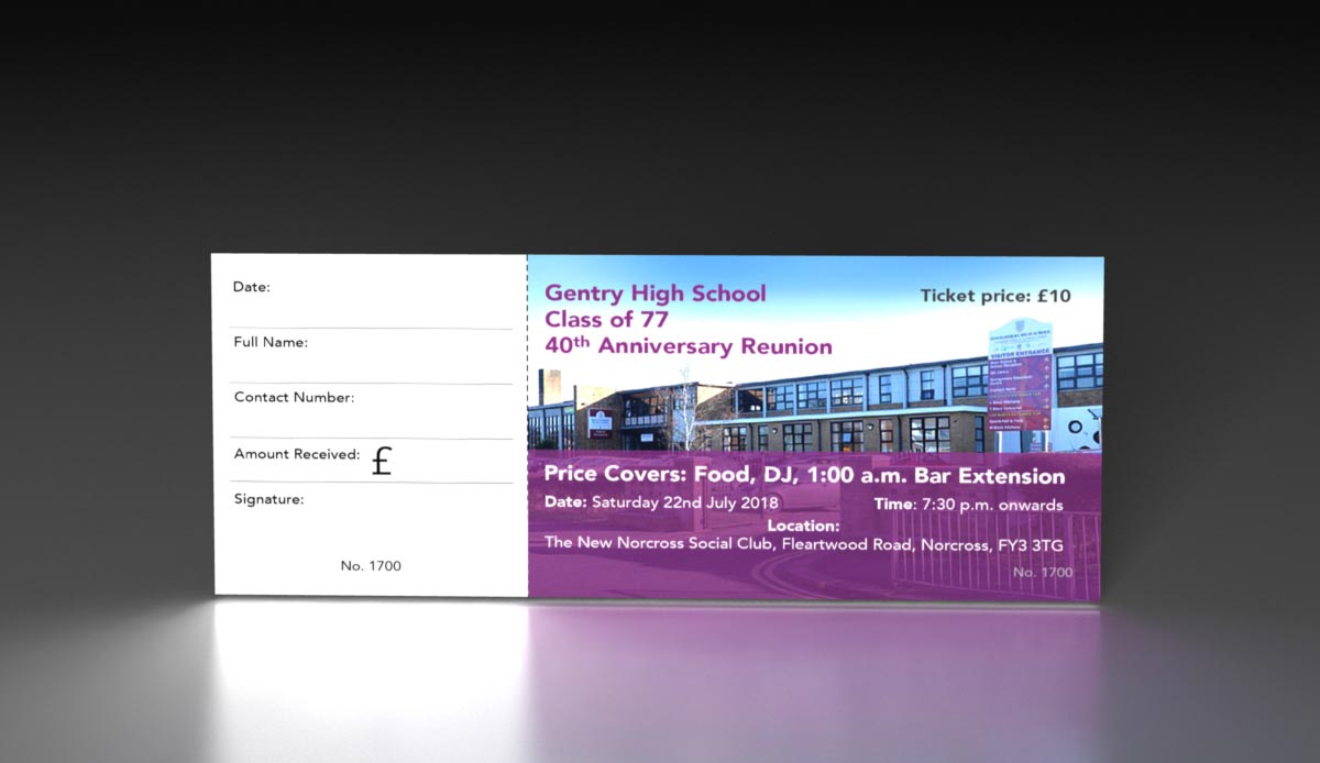 Graphic Design - High School Reunion Flyer