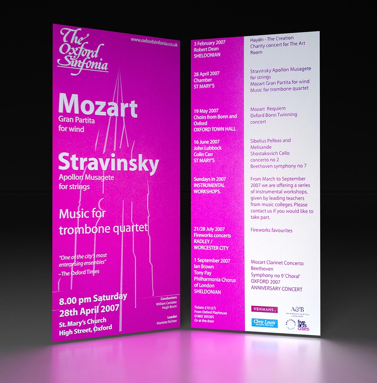 Graphic Design - Classical Music Leaflet